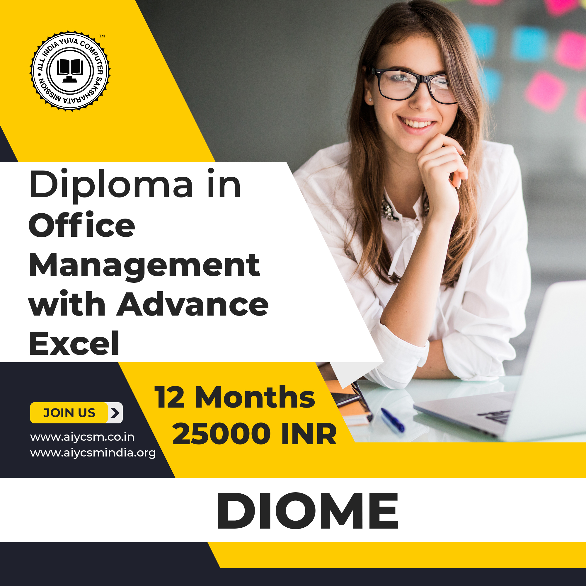 Diploma in Office Management with Advance Excel